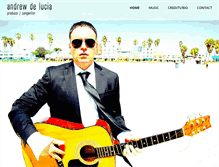 Tablet Screenshot of andrewdelucia.com